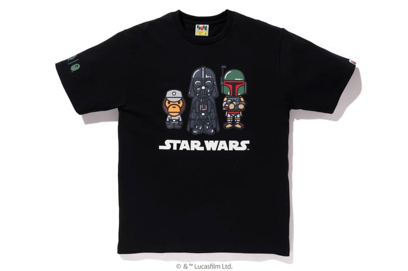 BAPE Teases New Star Wars The Mandalorian Collaborative Capsule baby milo the rise of skywalker collaborations lucasfilms