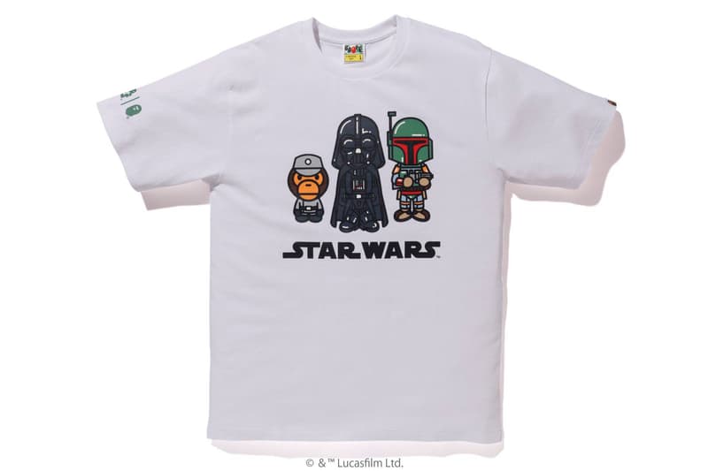 BAPE Teases New Star Wars The Mandalorian Collaborative Capsule baby milo the rise of skywalker collaborations lucasfilms 