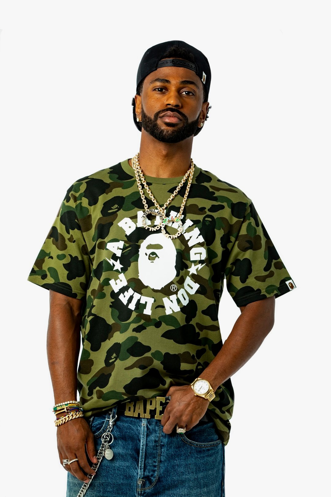 Big Sean x BAPE Collection a bathing ape collaborations collections lookbooks ape heads show t shirts baby milo a bathing don life