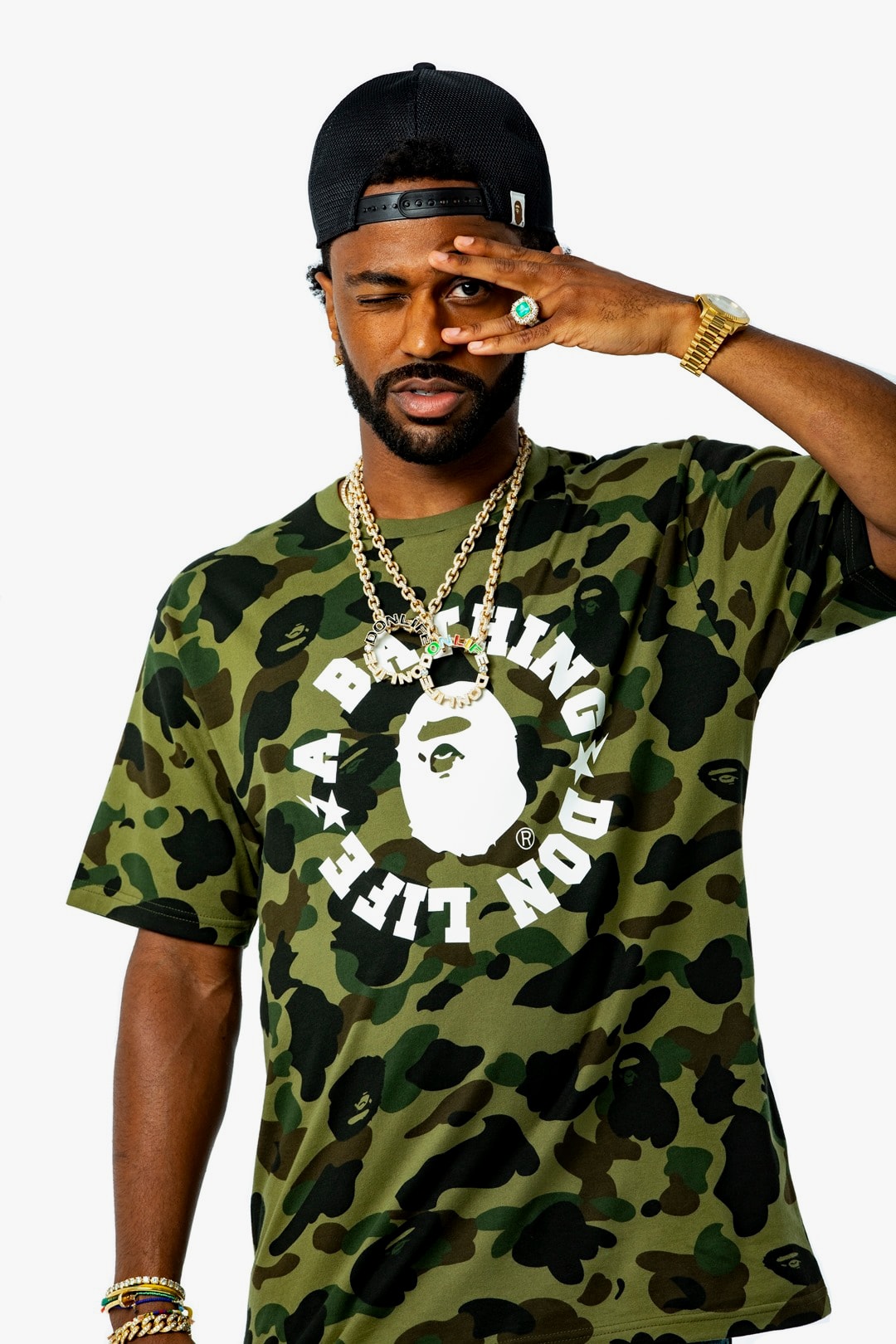 Big Sean x BAPE Collection a bathing ape collaborations collections lookbooks ape heads show t shirts baby milo a bathing don life