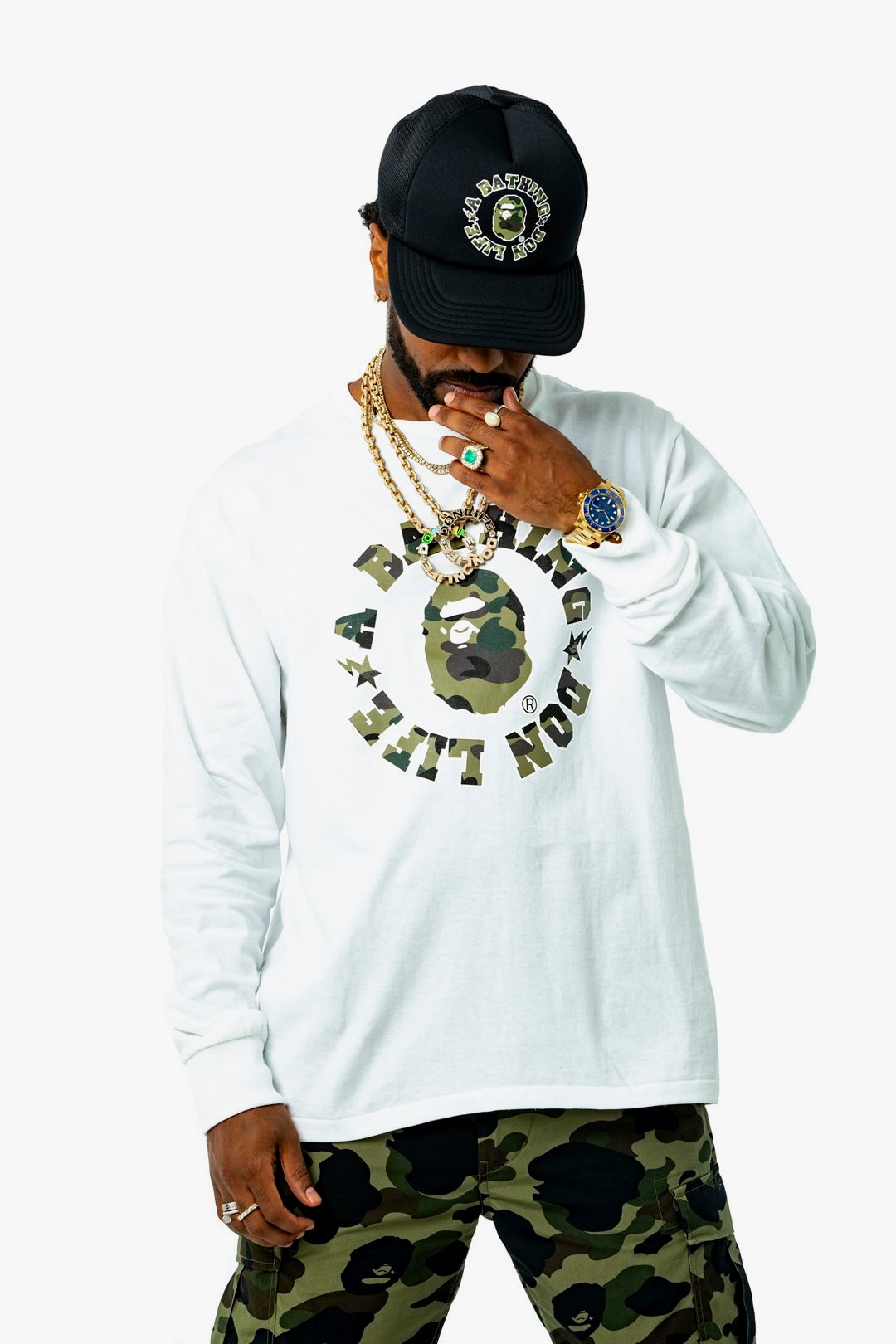 Big Sean x BAPE Collection a bathing ape collaborations collections lookbooks ape heads show t shirts baby milo a bathing don life