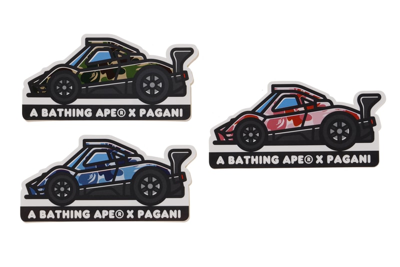 Pagani x BAPE Fall Winter 2019 Collection a bathing ape automotive Pagani Automobili baby milo Zonda's 20th Anniversary Horacio Pagani