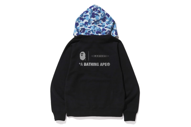 Pagani x BAPE Fall Winter 2019 Collection a bathing ape automotive Pagani Automobili baby milo Zonda's 20th Anniversary Horacio Pagani