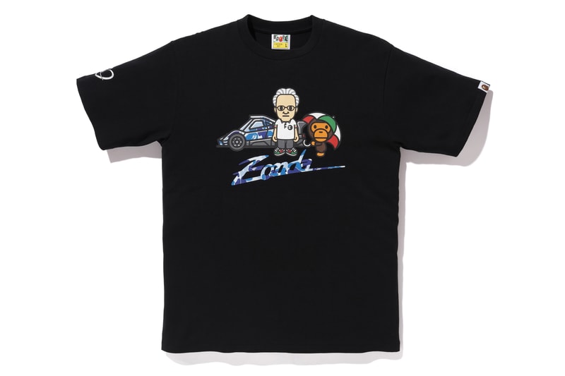 Pagani x BAPE Fall Winter 2019 Collection a bathing ape automotive Pagani Automobili baby milo Zonda's 20th Anniversary Horacio Pagani