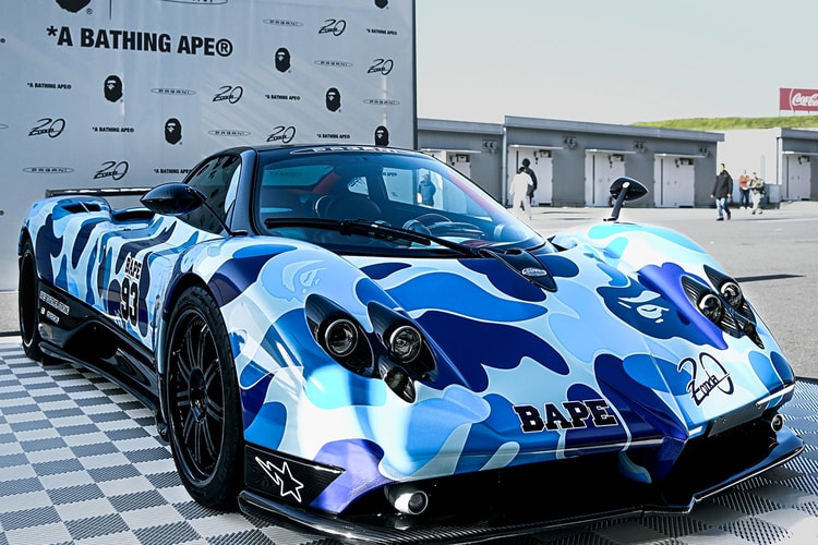 BAPE & Pagani Hit Suzuka Circuit To Celebrate the 20th Anniversary of the Zonda