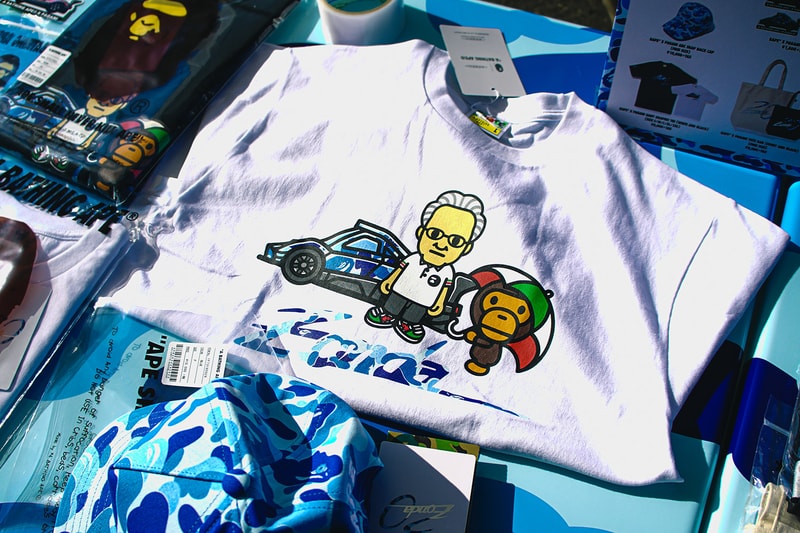 BAPE Pagani Capsule Collection Launch at Suzuka Circuit collaboration zonda 20th anniversary ape shall never kill ape luxury car speed Release info Date Buy T shirt hoodie baby milo