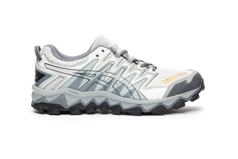 asics gel fujitrabuco 7 gore tex gtx glacier grey white 1021a250 025 release date info photos price beams japan