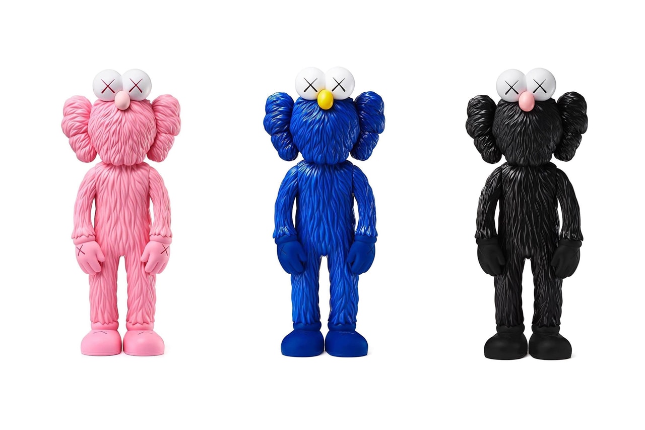 kaws kawsone bff collectible vinyl figure kenny scharf apportfolio peanuts global artist collective yu nagaba venus sculpture edition andy warhol double mona lisa bearbrick medicom toy artworks jrp editions
