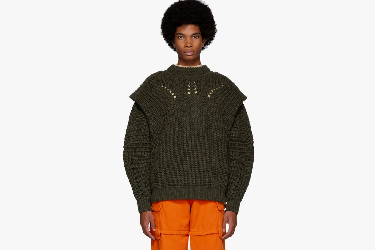 best mens luxury sweaters fall winter 2019 asap rocky a$ap rocky tie dye burberry scarf where to buy LUISAVIAROMA matches fashion browns off white balenciaga heron preston versace end clothing