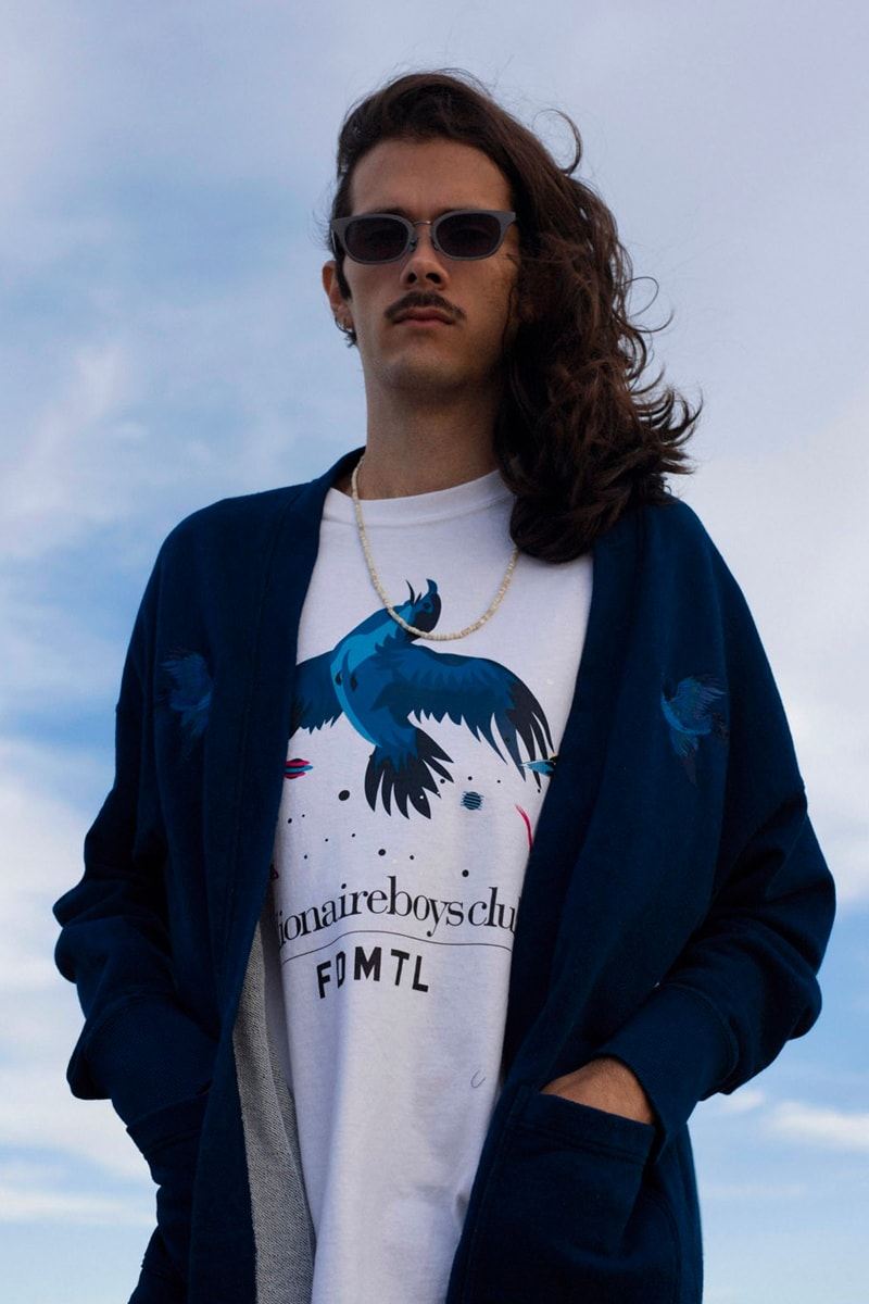 Billionaire Boys Club x FDMTL FW19 Collection Lookbook  jackets indigo Japanese Pharrell Williams