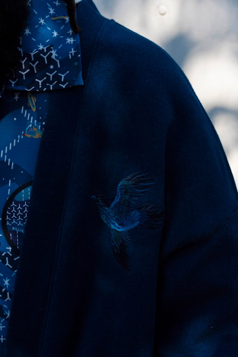 Billionaire Boys Club x FDMTL FW19 Collection Lookbook jackets indigo Japanese Pharrell Williams
