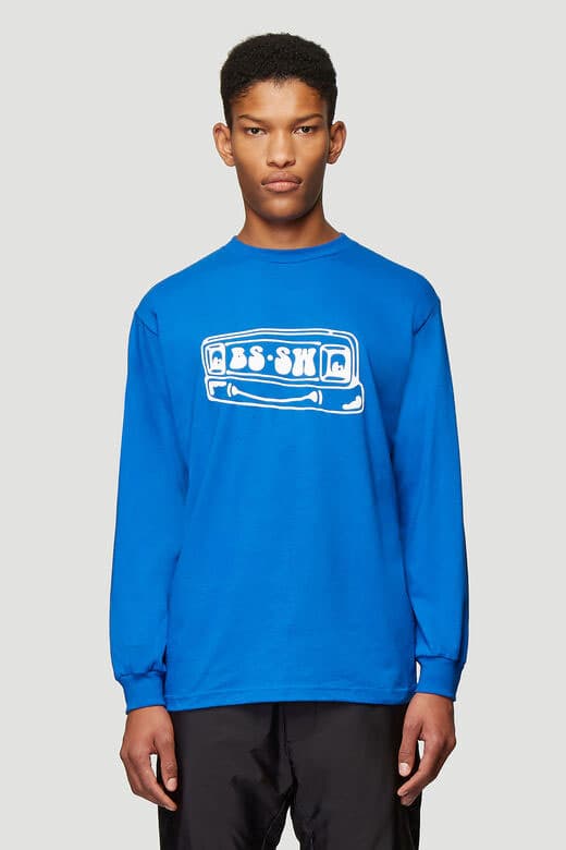 SAINTWOODS x Bone Soda Capsule Collection LN-CC The Beware Of Snakes Hooded Sweatshirt Black White Bumper Sticker Longsleeve Blue Tour T-Shirt Beige