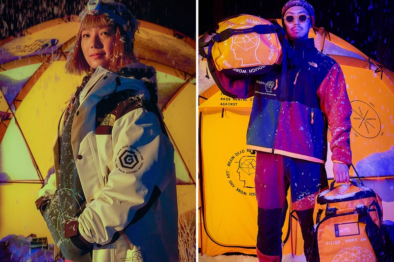 Brain Dead The North Face Fall Winter 2019 Capsule Release info date full Look long short sleeve T shirt Hoodie Denali Nuptse Mountain Jacket