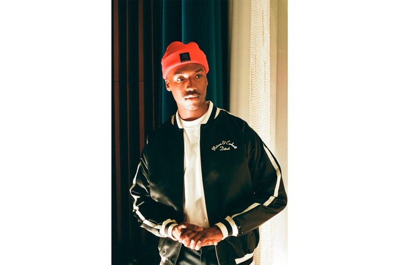 Motown x Carhartt WIP Fall/Winter 2019 Collection Record Label Archive T-shirts Sateen Bomber Jackets Rolled Beanies Hoodies Purple Black White Red Snake Pit Record Weight Phonon Headphones