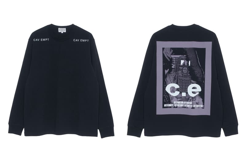 Cav Empt Fall/Winter 2019 18th Drop Release Info sk8thing toby feltwell c.e streetwear japanese fashion graphics outerwear 8WALE COLOUR CORDS 011100100 LONG SLEEVE T OVERDYE DOUBLE FACE CREW NECK FURRY LINING ZIP SWEAT RED C empt T MELTON ZIP JACKET ZIGGURAT KNIT OVERDYE 8WALE CORD JACKET drop date price