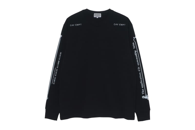 Cav Empt Fall/Winter 2019 20th Drop Release Info ce c.e toby feltwell sk8thing DENIM FLEECE REV JACKET SILVER NOISE BIG SHIRT drop date  OVERDYE NUMBERS ZIGGURAT HEAVY HOODY EXTEND LONG SLEEVE T PHANTOM PANTS