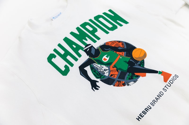 Champion In-Store Events Hebru Brantley Collaboration Champion Vision Hoodie Crewneck Reverse Weave Items Free Patches Los Angeles New York City Chicago Boston Philly Las Vegas