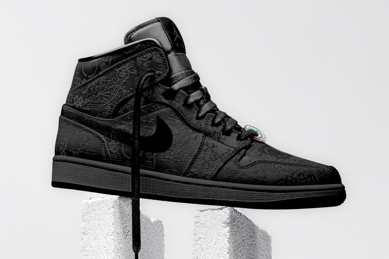 CLOT Air Jordan 1 Black Release Info dover street market london dsm jordan brand