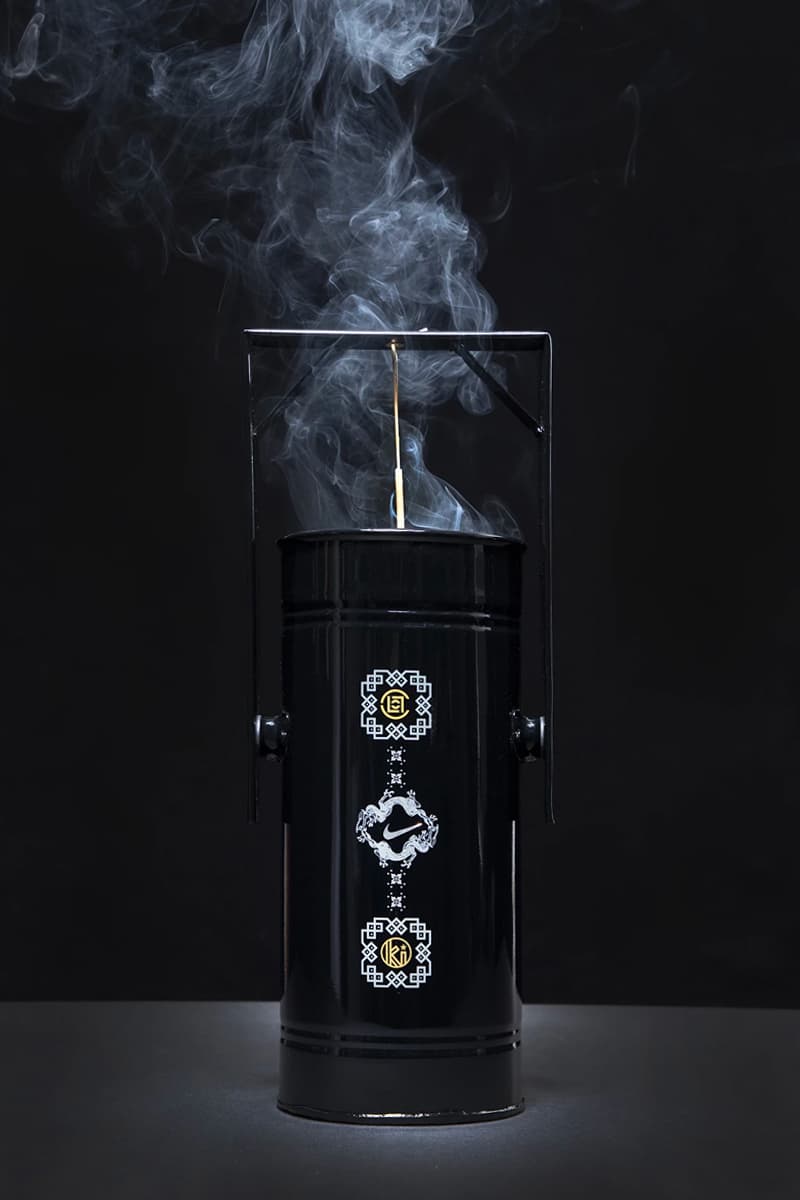 CLOT Nike Black Silk KUUMBA Incense Can Jacket Release Info Date Air Force 1 Kevin Poon Edison Chen Hiroshi Fujiwara fragment design