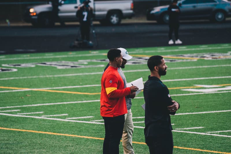 A Look Inside Colin Kaepernick's NFL Workout football videos photos training jay z