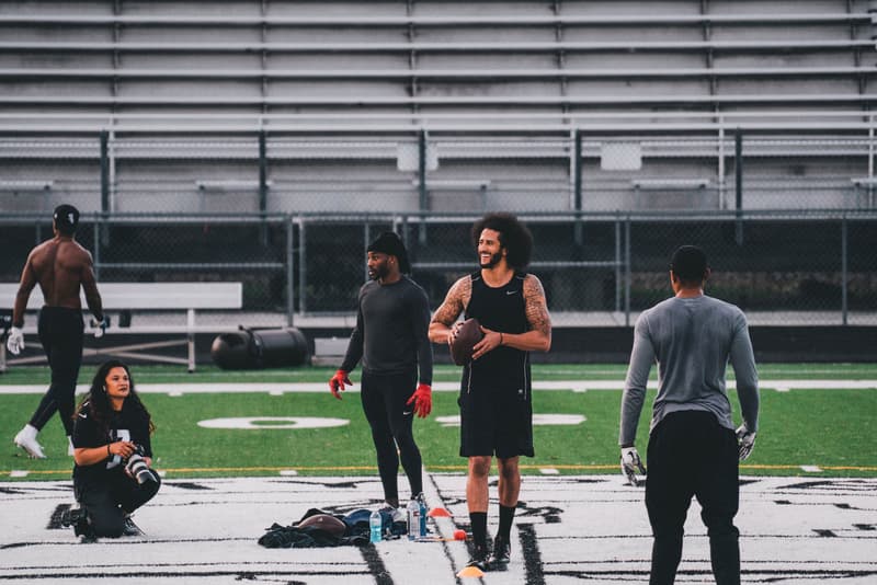 A Look Inside Colin Kaepernick's NFL Workout football videos photos training jay z 