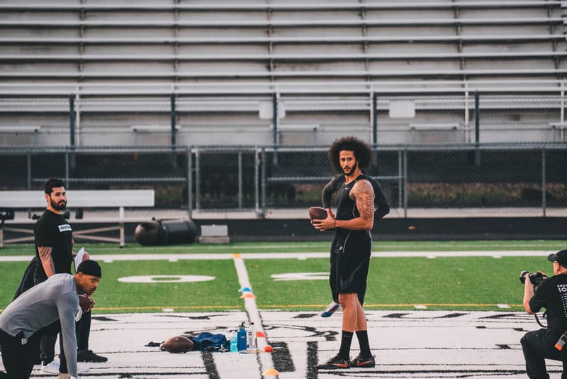 A Look Inside Colin Kaepernick's NFL Workout football videos photos training jay z 