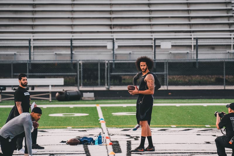A Look Inside Colin Kaepernick's NFL Workout football videos photos training jay z