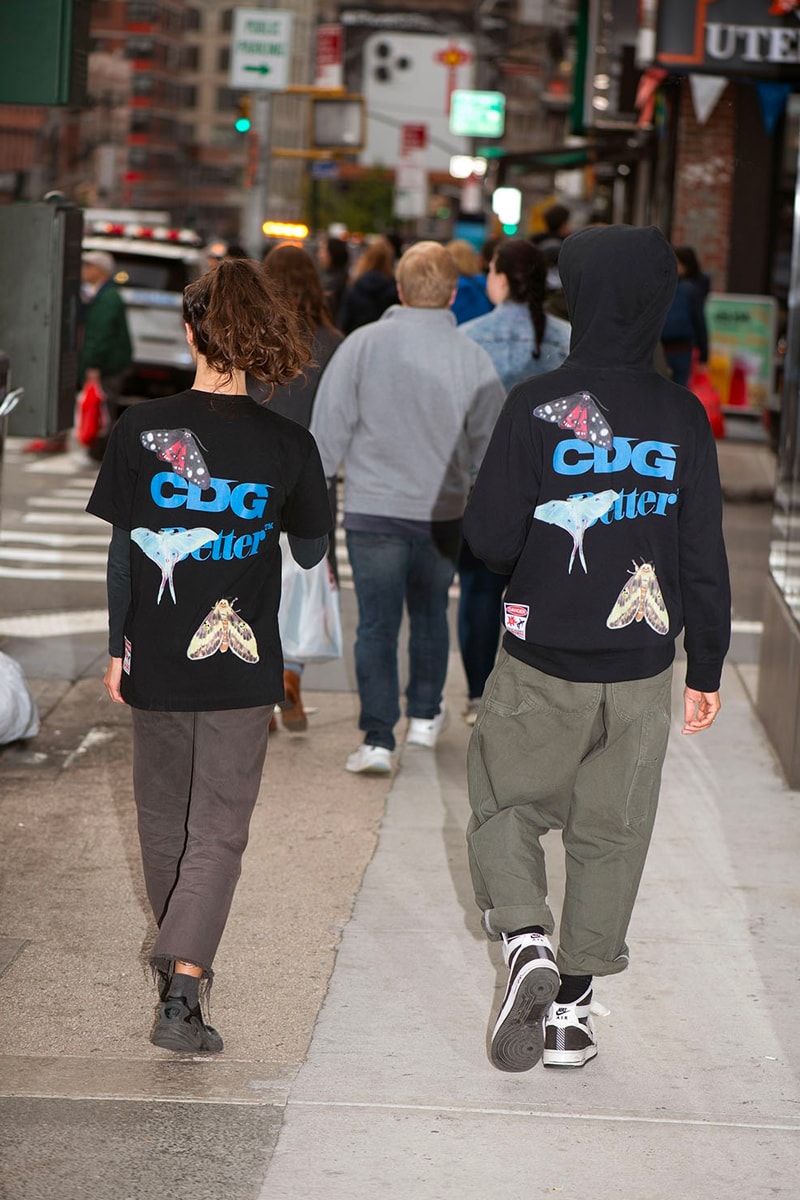 COMME des GARÇONS BetterGift Shop Electromagnetic Studios Capsule Release Info Date Buy Where hoodie t shirt black grey Nick Atkins