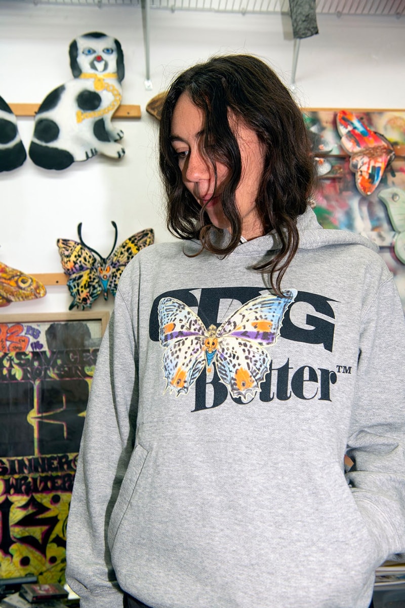 COMME des GARÇONS BetterGift Shop Electromagnetic Studios Capsule Release Info Date Buy Where hoodie t shirt black grey Nick Atkins