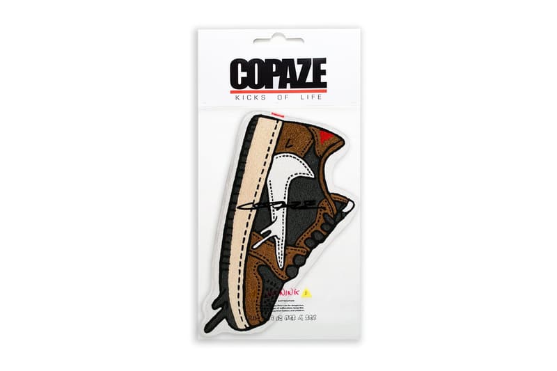 Copaze Turns Travis Scott's Air Jordans Into Car Fresheners and Rugs home accessories design automotive nike air jordan 6 air jordan 1 low aj1 Cactus Jack