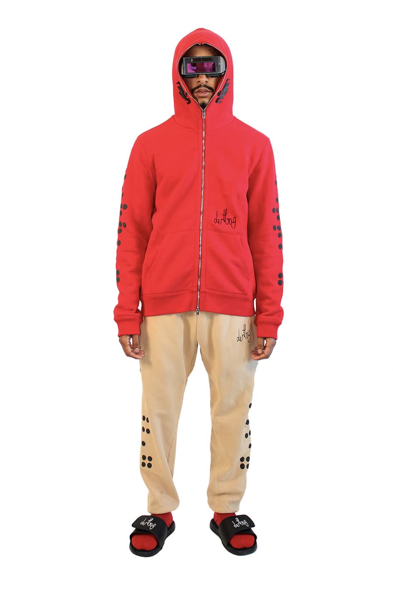 dertbag Fall/Winter 2019 Collection Lookbook streetwear fashion menswear philip post long sleeves puff print t-shirts hoodies anorak caps hats release date price drop info