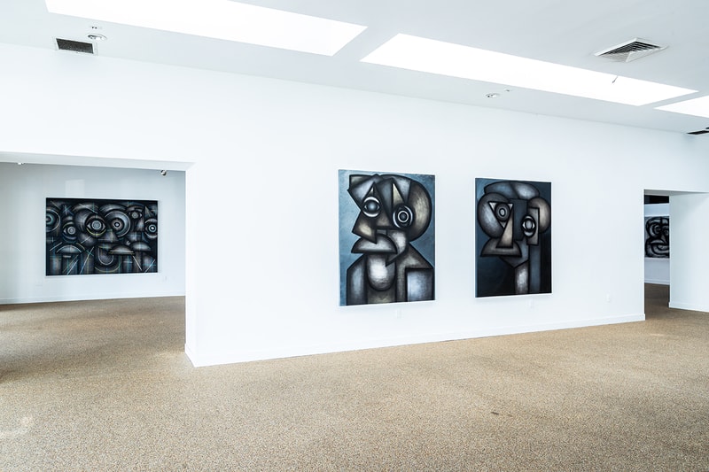 Devon DeJardin Guardians Portrait Solo Show Info exhibition los angeles art painting drawing cubism cubist emerging