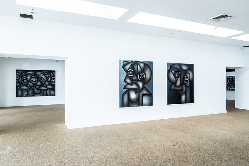 Devon DeJardin Guardians Portrait Solo Show Info exhibition los angeles art painting drawing cubism cubist emerging