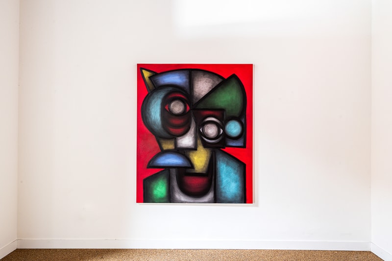 Devon DeJardin Guardians Portrait Solo Show Info exhibition los angeles art painting drawing cubism cubist emerging