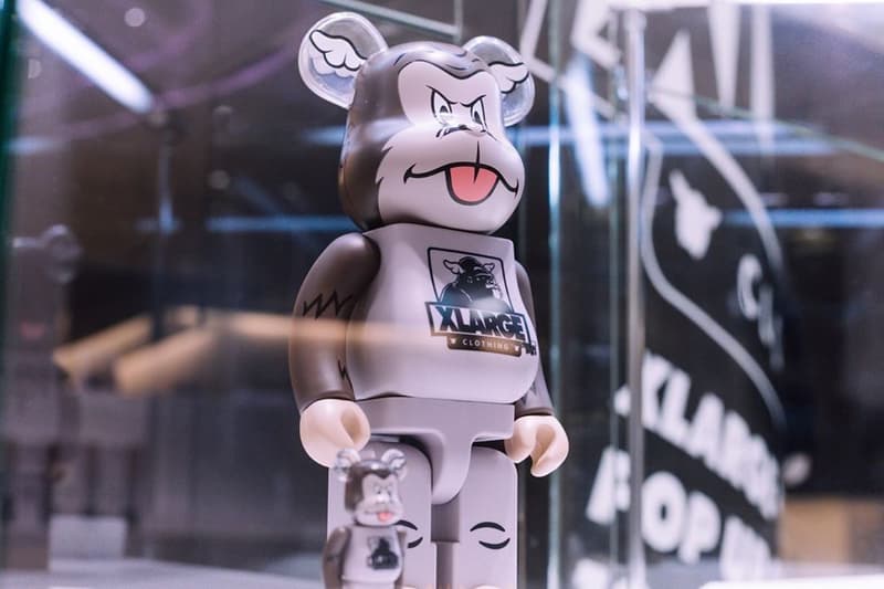 D*Face x XLARGE DesignerCon Capsule Collection OG Gorilla D*Dog Sculpture T-shirts Long Sleeves Jackets Skate Decks BE@RBRICK Pop-Up Event SEIBU SHIBUYA