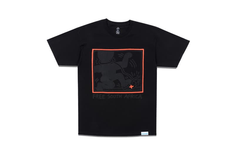 Keith Haring x Diamond Supply Co. Collection Info T-shirts Hoodies Long Sleeves Shorts Hats Sweatpants Wool Jackets Denim Jackets Dancing Figures Radiating Baby Barking Dog Three-Eyed Monster