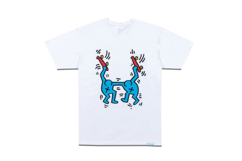 Keith Haring x Diamond Supply Co. Collection Info T-shirts Hoodies Long Sleeves Shorts Hats Sweatpants Wool Jackets Denim Jackets Dancing Figures Radiating Baby Barking Dog Three-Eyed Monster