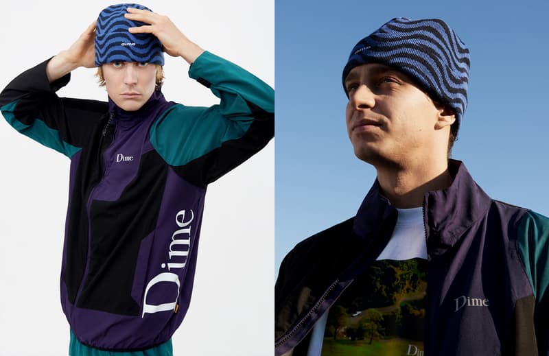 Dime Holiday 2019 Lookbook collection fall winter jackets 1990s montreal skateboarding skate outerwear logos Alexis Lacroix french casual streetwear staples hoodies tees beanies