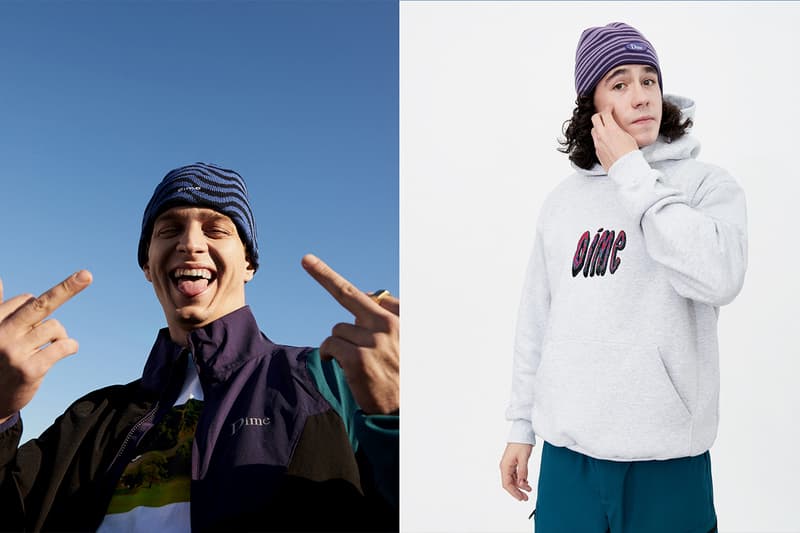 Dime Holiday 2019 Lookbook collection fall winter jackets 1990s montreal skateboarding skate outerwear logos Alexis Lacroix french casual streetwear staples hoodies tees beanies