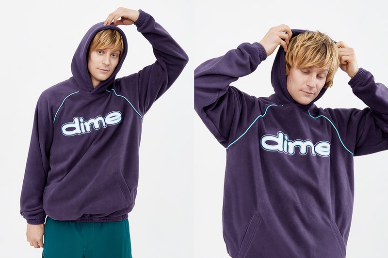 Dime Holiday 2019 Lookbook collection fall winter jackets 1990s montreal skateboarding skate outerwear logos Alexis Lacroix french casual streetwear staples hoodies tees beanies