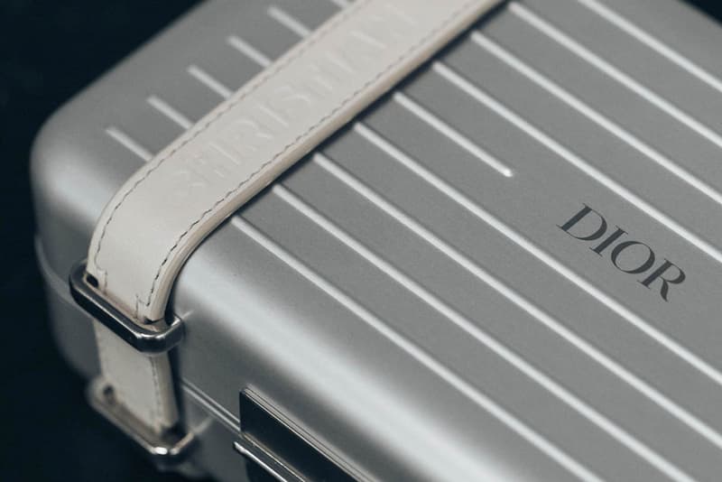 Dior RIMOWA Spring Summer 2020 Luggage Collection Closer Look Grey Blue Silver Cabin Trunk Handcase Oblique Champagne Case LVMH