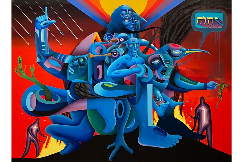 doze green allouche gallery exhibitions artworks paintings 
