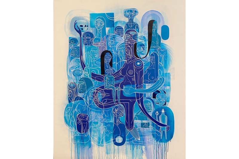 doze green allouche gallery exhibitions artworks paintings 