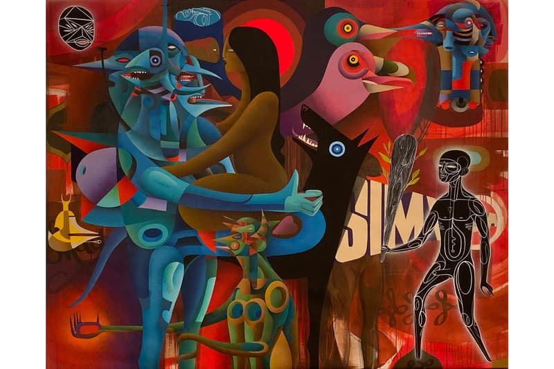 doze green allouche gallery exhibitions artworks paintings