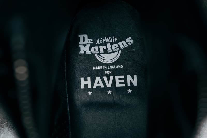 HAVEN Dr. Martens 1460 Jungle Boot Black Ziggy Sole Buck collaboration november 15 8 2019 buy drop colorway info