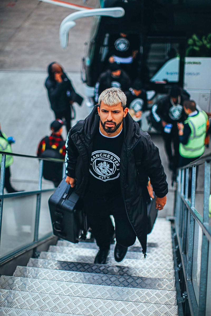 manchester man city dsquared2 pre match uniforms outfit kit release information first look sterling de bruyne aguero buy cop purchase