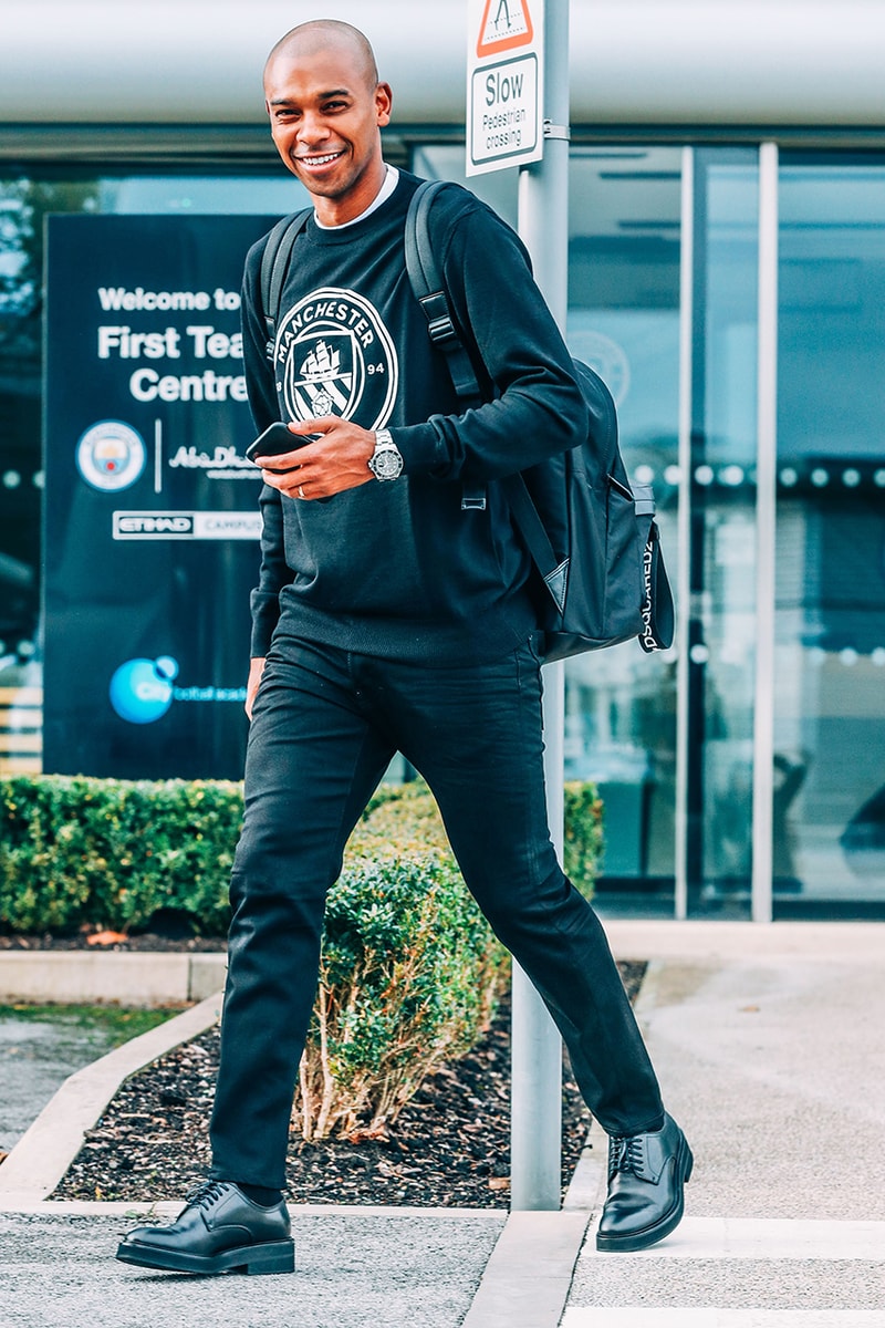manchester man city dsquared2 pre match uniforms outfit kit release information first look sterling de bruyne aguero buy cop purchase