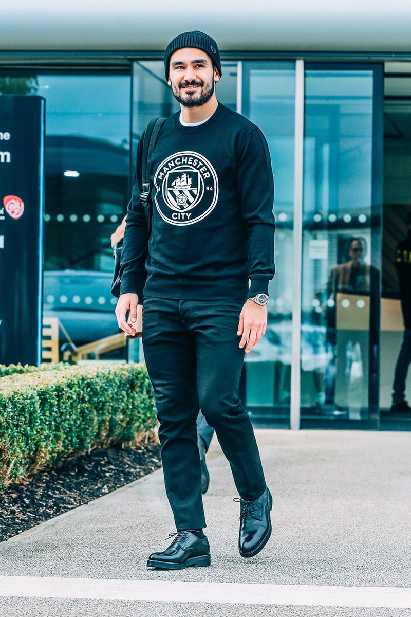 manchester man city dsquared2 pre match uniforms outfit kit release information first look sterling de bruyne aguero buy cop purchase