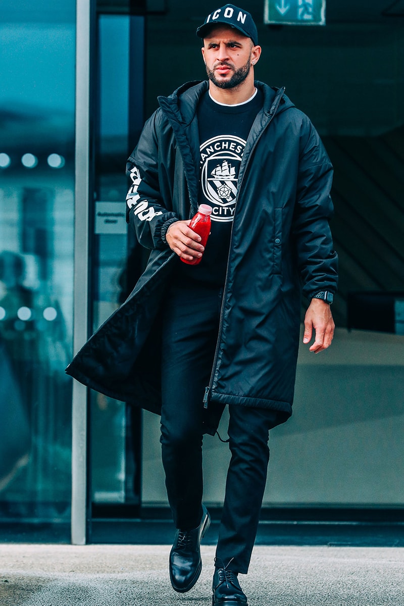 manchester man city dsquared2 pre match uniforms outfit kit release information first look sterling de bruyne aguero buy cop purchase