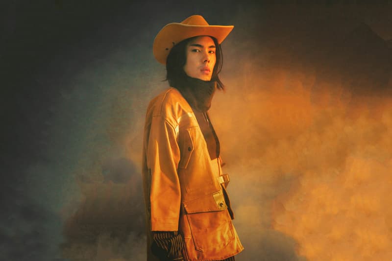 Elhaus Fall/Winter 2019 Lookbook Collection Long Sleeves T-shirts Shirts Jackets Utility Vagabond Pants Hats Cowboys Indians Stripes Hoodies Green Black Blue Brown Pink White
